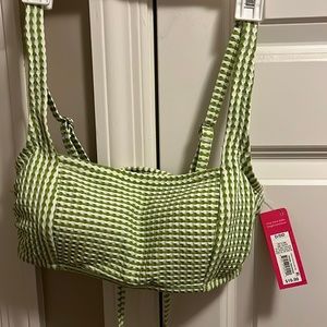 NWT, Target bathing suit top (D/DD) and Medium bottoms